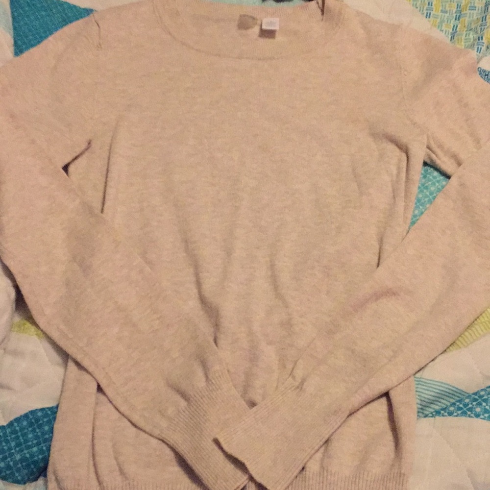 Cream sweater